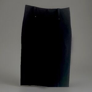 Motivi Women's 6 Black Stretch Pencil Skirt Slim Fit Office Career Workwear